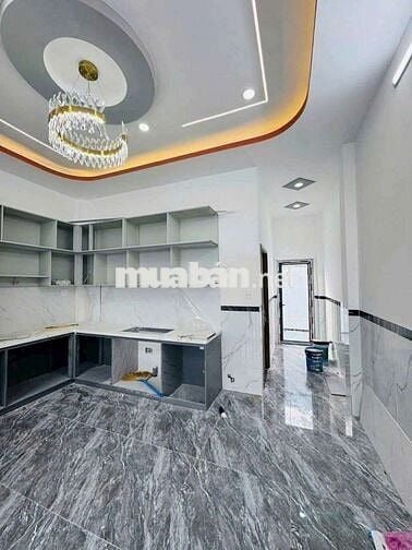 Cặp nhà mới xây 5 x 20,hẻm ôtô 6m gần chợ Xuân Thới Thượng