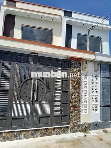 Cặp nhà mới xây 5 x 20,hẻm ôtô 6m gần chợ Xuân Thới Thượng