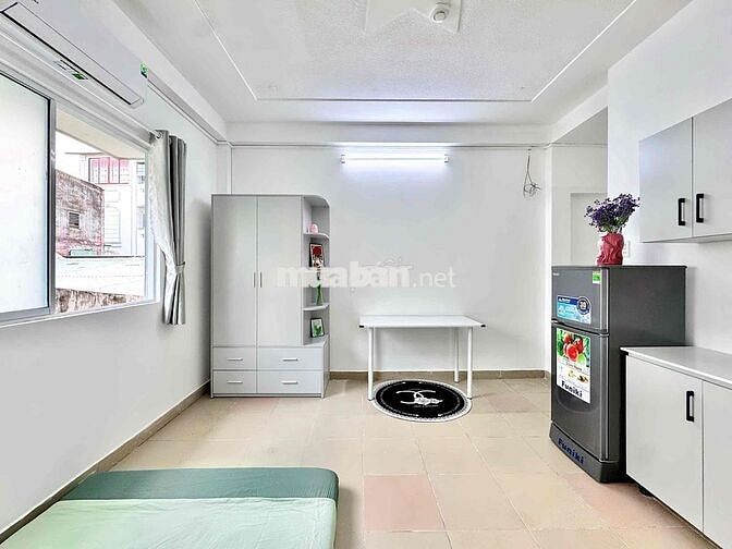 🌿 CĂN STUDIO MỚI KHAI TRƯƠNG – BAN CÔNG CỬA SỔ LỚN – FULL NỘI THẤT 🌿