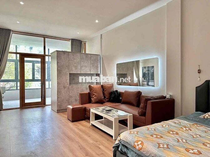 CĂN HỘ 1PN TÁCH BẾP CỬA SỔ LỚN FULL NỘI THẤT Ở CHU VĂN AN GẦN Q1