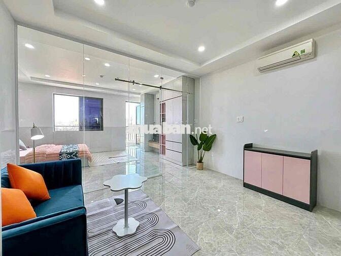 CĂN HỘ 1 PHÒNG NGỦ BAN CÔNG RỘNG 50m2 MÁY GIẶT RIÊNG Ở UNG VĂN KHIÊM