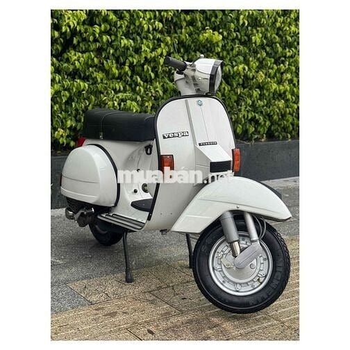 Vespa cổ Px150E 1995 sơn mới, có đề, pha nhớt auto