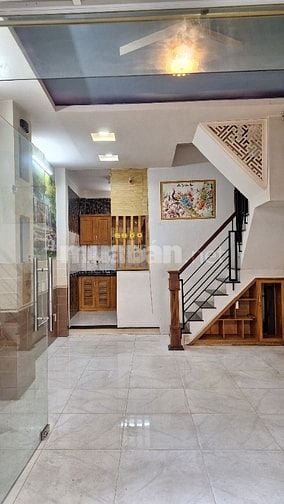 Bán gấp nhà 1trệt, 3 lầu, ST. Hẻm 101 ra Bùi Minh Trực P5, Q8. DT4mx9m