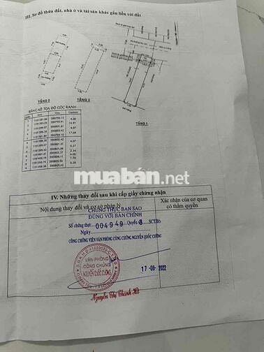 Nhà bán Tây lân 4x18m 3 lầu đúc 2 mặt tiền Hẻm 8m thông giá 5ty150