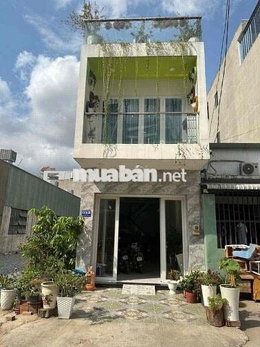 Nhà bán Tây lân 4x18m 3 lầu đúc 2 mặt tiền Hẻm 8m thông giá 5ty150