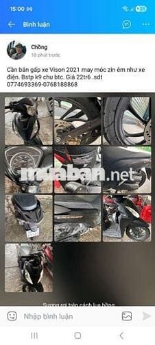 Cần tiền bán gấp vision đời 2021