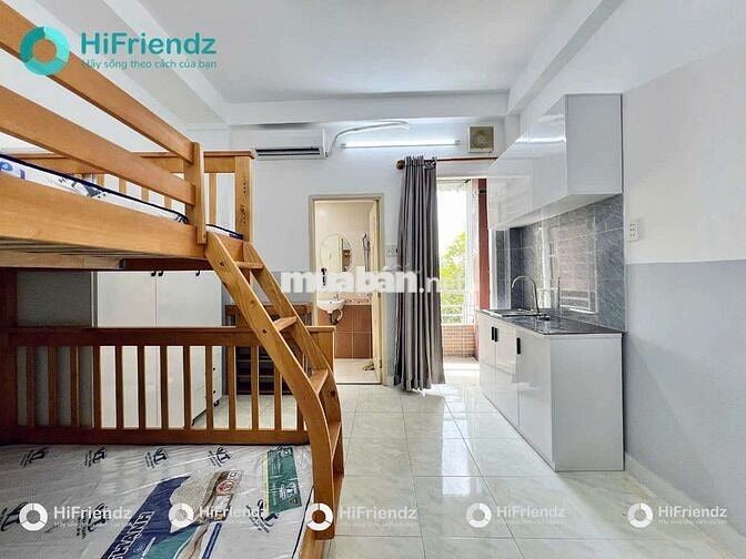 STUDIO BAN CÔNG THOÁNG MÁT - FULL NỘI THẤT GẦN HUTECH METRO VĂN THÁNH