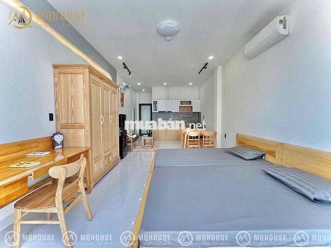 CHDV full nội thất studio, 1pn ban công máy giặt riêng cực thoáng