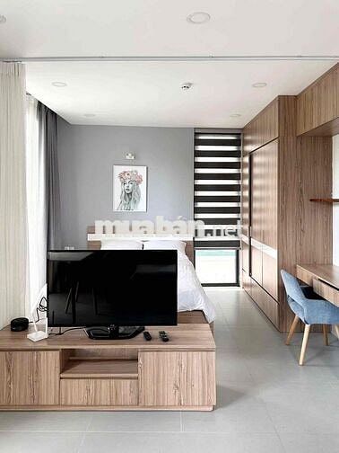 🌹CHO THUÊ CĂN HỘ 1PN VIEW BỜ KÈ TRƯỜNG SA FULL_NỘI THẤT QUA QUẬN 1 5p