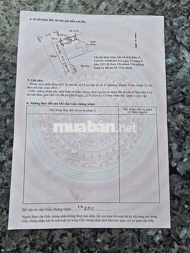 CƠ HỘI ĐẦU TƯ SINH LỜI – BÁN ĐẤT 4x16M SAU TRƯỜNG HỌC CUỐI XUÂN Q12