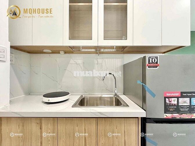 Studio ban công, máy hút mùi, full NT mới ngay ETown Cộng Hoà, ga T3