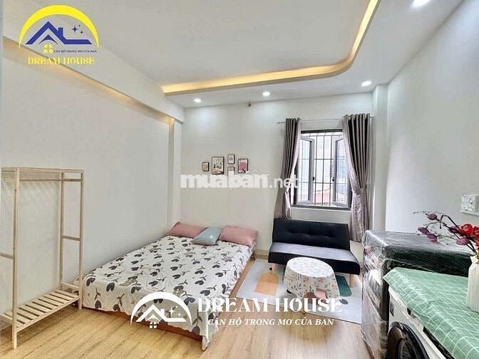 CĂN HỘ STUDIO MỚI XÂY CỬA SỔ THOÁNG MÁT ĐẦY ĐỦ NỘI THẤT AN NINH CAO