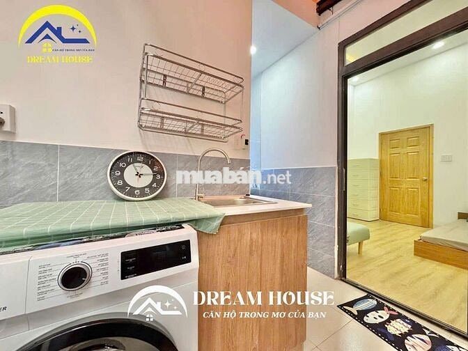 CĂN HỘ STUDIO MỚI XÂY CỬA SỔ THOÁNG MÁT ĐẦY ĐỦ NỘI THẤT AN NINH CAO