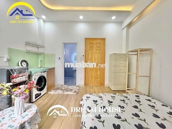 CĂN HỘ STUDIO MỚI XÂY CỬA SỔ THOÁNG MÁT ĐẦY ĐỦ NỘI THẤT AN NINH CAO