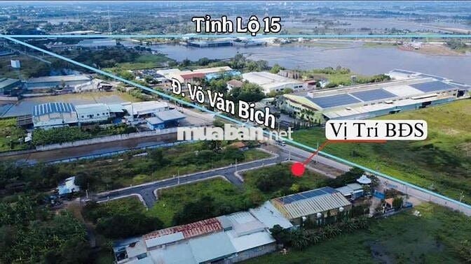 mặt tiền Võ Văn Bích - Bình Mỹ ( 5x20=100m2 full thổ )