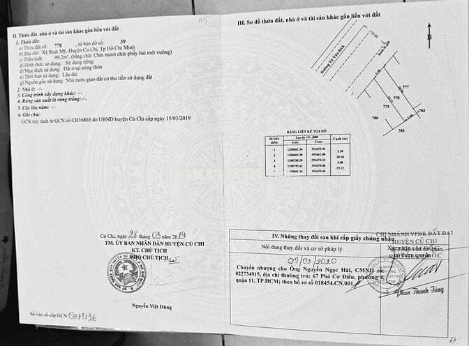 mặt tiền Võ Văn Bích - Bình Mỹ ( 5x20=100m2 full thổ )