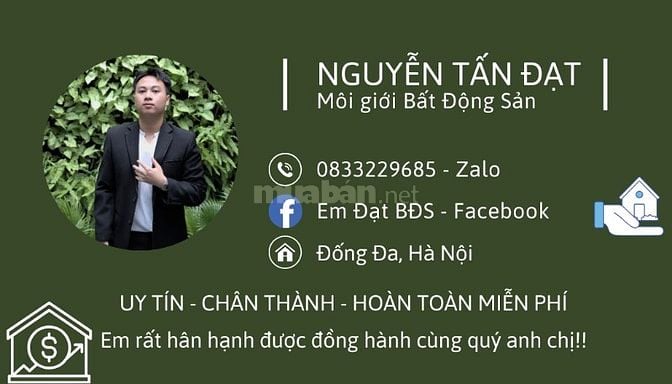 Bán TT Đống Đa - ô tô đỗ cửa - DT sổ hiếm - DT sử dụng 150m2 - tầm tiề
