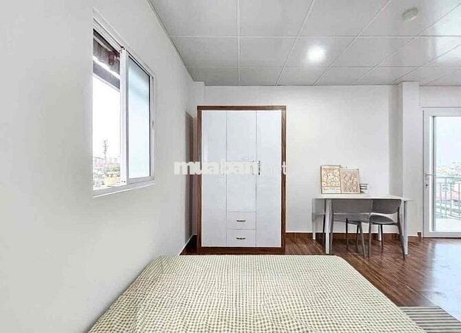 Phòng 40m2_Studio ban công bếp xa giường,full nt_40 Nguyễn Văn Đậu,PN