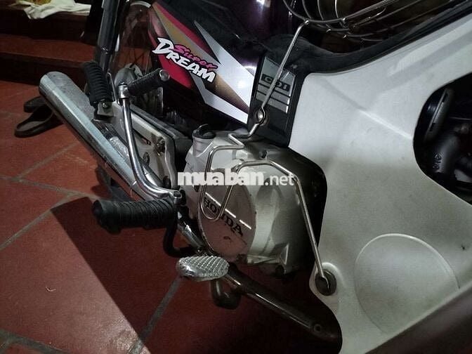 Xe máy Honda Dream màu Tím Trắng, máy zin