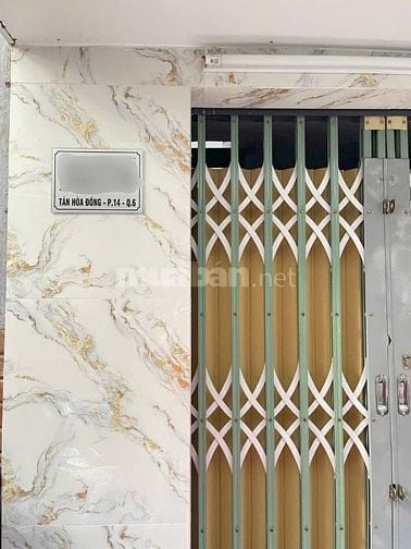 Nhà nhỏ xinh có SHR dt5,4m2 đúc 2 lầu 2pn Tân Hòa Đông Q6