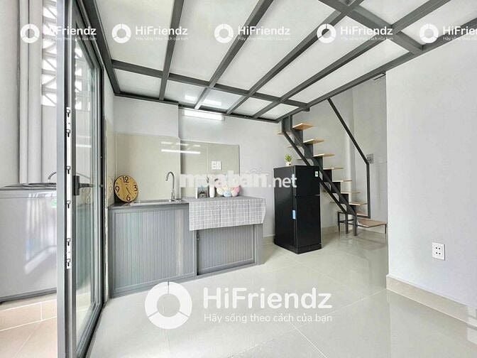 DUPLEX BAN CÔNG MỚI XÂY - FULL NỘI THẤT - GẦN CTY POUYUEN