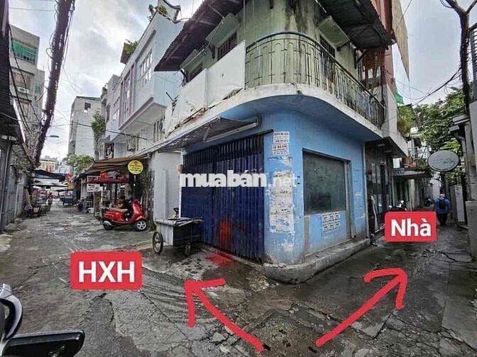 Nhà ngang lớn tiện xây mới Nguyễn Văn Đậu P6 Bình Thạnh