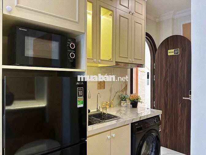 🌿 Studio 40m² gần Chợ Bà Chiểu – full nội thất mới 100%, cửa sổ thoá