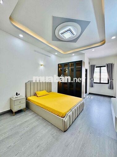 Nhà góc 2 mặt hẻm oto 6m,4 phòng ngủ,đường Phan Văn Trị, Q. Bình Thạnh