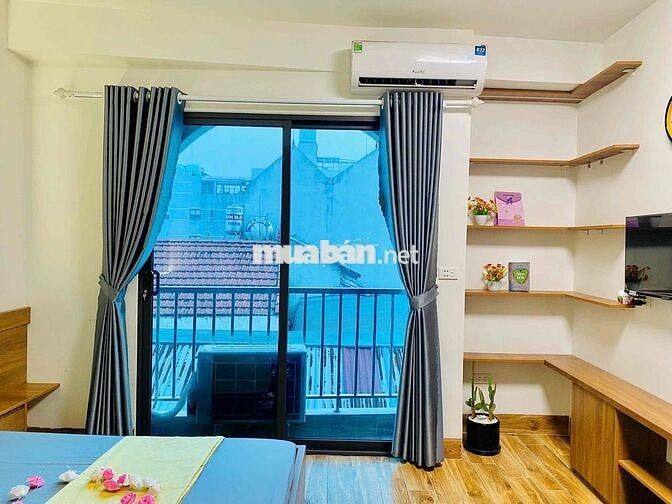 🏡 STUDIO BAN CÔNG FULL ĐỒ – VIEW HỒ TÂY – NGÕ 472 LẠC LONG QUÂN, TÂY H