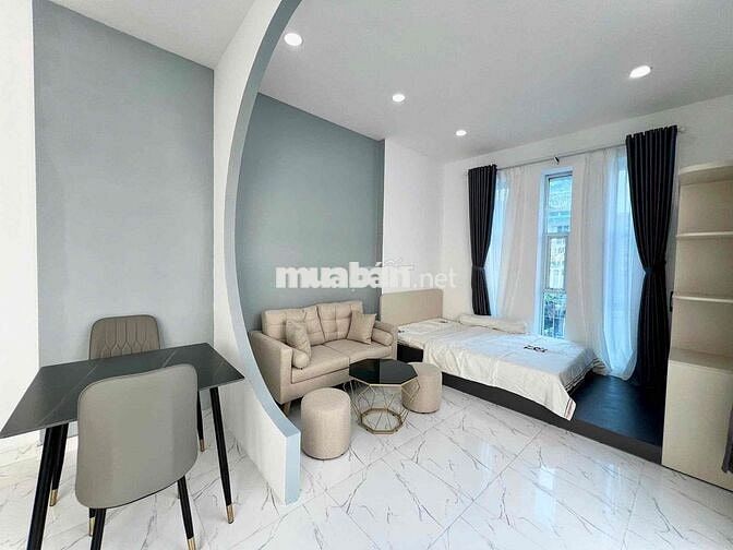 🏠 Ngay mặt tiền CMT8 - Studio view kính Full NT - Trống sẵn