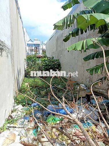 Bán đất Hóc Môn, 2 mặt tiền trước và sau điều thông. Xây 2 căn ok