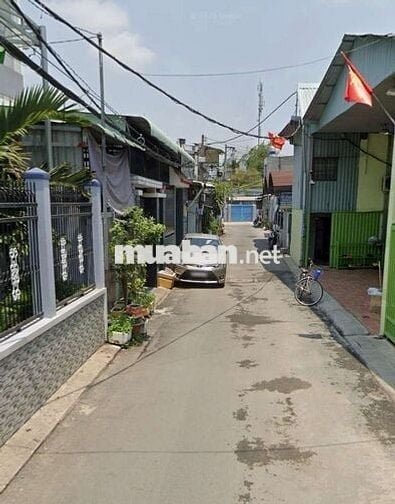 Bán đất Hóc Môn, 2 mặt tiền trước và sau điều thông. Xây 2 căn ok