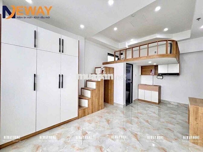 Duplex ban công siêu rộng, full NT mới ngay ngã tư Bốn xã, Đầm Sen