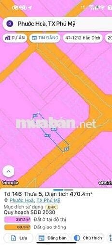 Gia đình xuất cảnh cần bán gấp nhà đất tại Phước Hoà, TX Phú Mỹ – BRVT