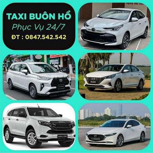    TAXI BUÔN HỒ      0847.542.542