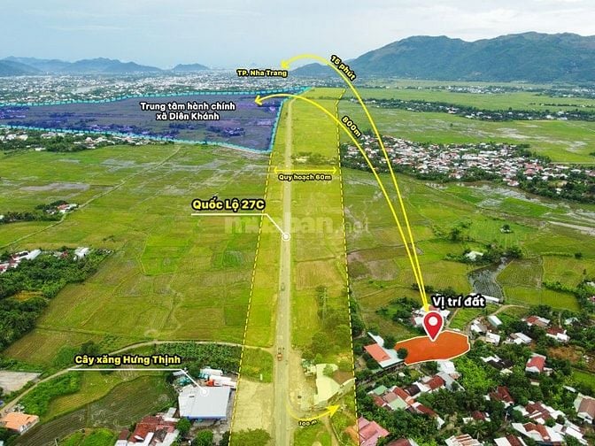 Bán đất Diên Lạc, vị trí đẹp cách Quốc Lộ 27C chỉ 40m 