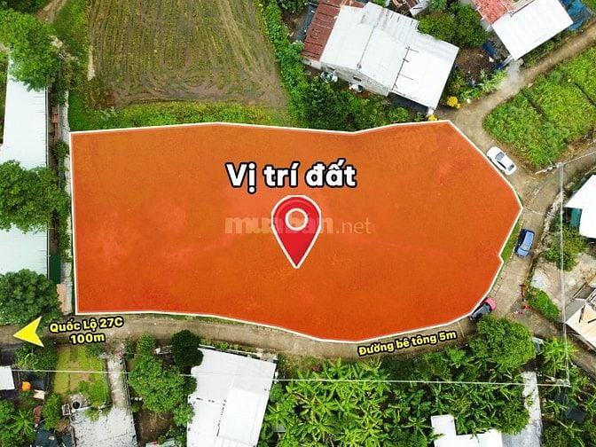 Bán đất Diên Lạc, vị trí đẹp cách Quốc Lộ 27C chỉ 40m 