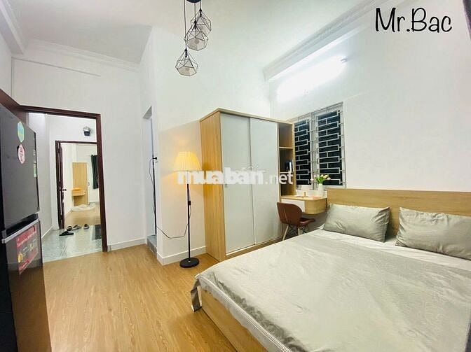 PHÒNG  FULL NỘI THẤT BAN CÔNG LỞN Ở BÌNH THẠNH GẦN CHỢ BÀ CHIỂU