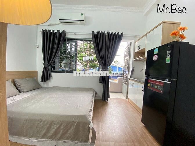 PHÒNG  FULL NỘI THẤT BAN CÔNG LỞN Ở BÌNH THẠNH GẦN CHỢ BÀ CHIỂU