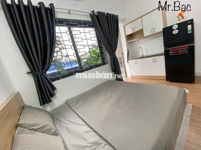 PHÒNG  FULL NỘI THẤT BAN CÔNG LỞN Ở BÌNH THẠNH GẦN CHỢ BÀ CHIỂU