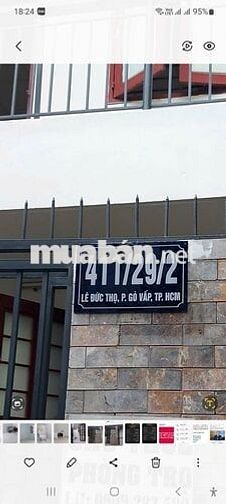 Cho thuê 1 trệt 1 lầu 35 m2 Phường Gò Vấp