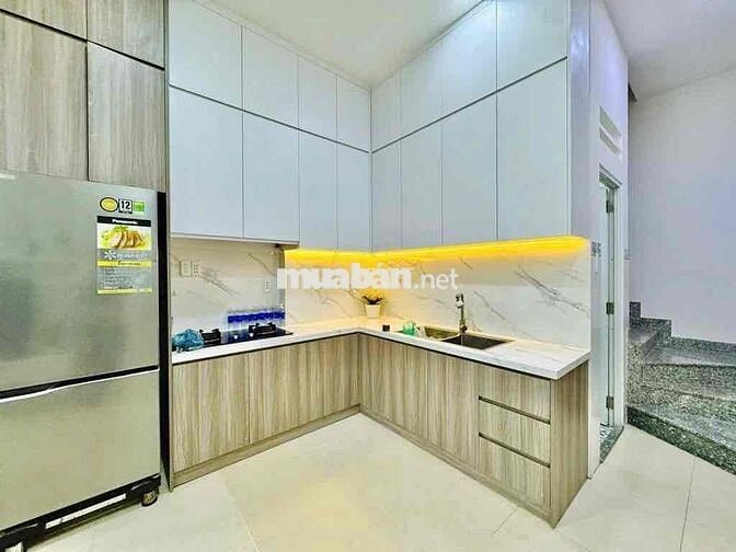 🌿 NHÀ PHAN VĂN TRỊ – 4 TẦNG  HẺM XE HƠI THÔNG