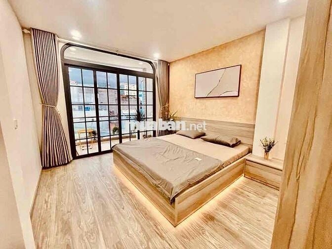 🌿 NHÀ PHAN VĂN TRỊ – 4 TẦNG  HẺM XE HƠI THÔNG