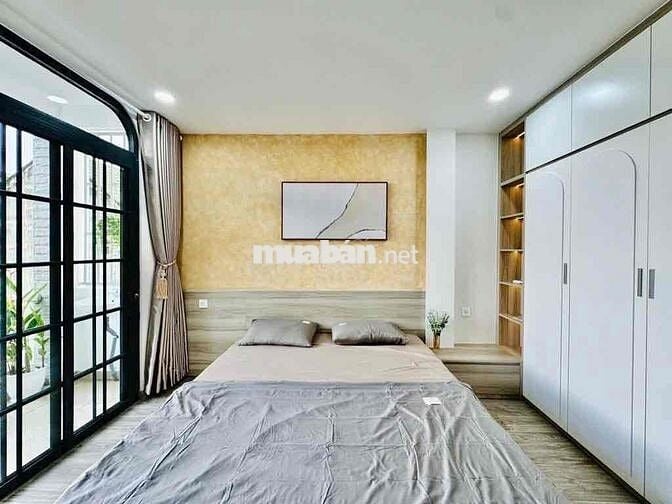 🌿 NHÀ PHAN VĂN TRỊ – 4 TẦNG  HẺM XE HƠI THÔNG