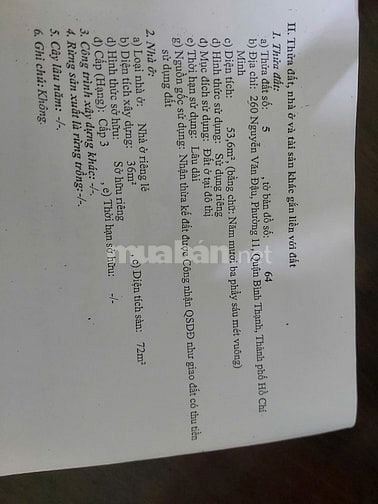 Bán nhà mặt tiền Nguyễn Văn Đậu khu kinh doanh sầm uất