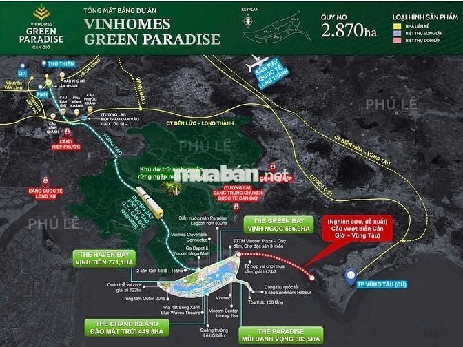 Nhà Phố liền kề 100m2 4PN,Vinhomes Green Paradise,Cần Giờ, Hồ Chí Minh