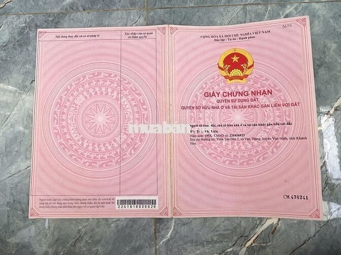 9tr/m2 Mặt đường Nguyễn Huệ gần biển, KDL Điệp Sơn - Vạn Thắng - K H