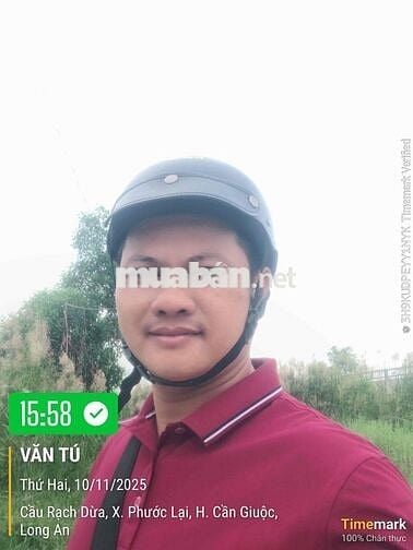 ĐẤT VEN SÔNG 710m quy hoạch thổ cư MẶT ĐƯỜNG ĐI VINHOMES CẦN GIUỘC