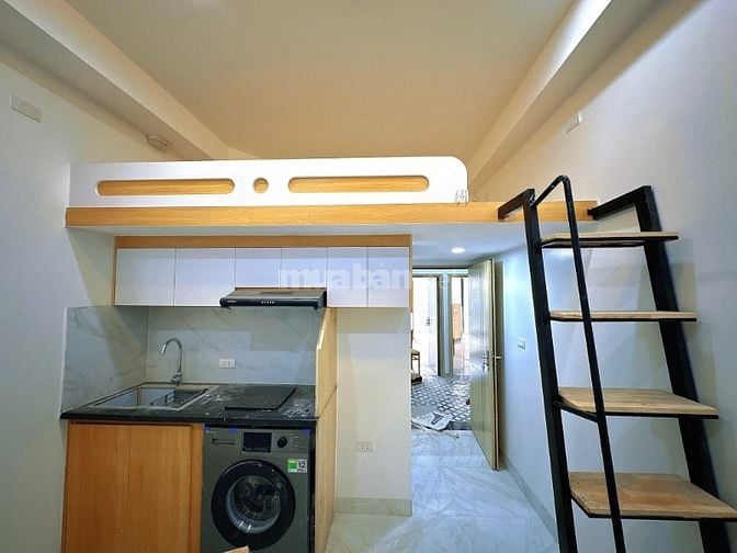 Bán nhà phố Kim Giang, ngõ ô tô tránh 90m2, 8 tầng MT 6,5m, 22P, 28 tỷ