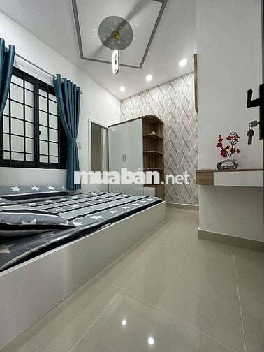 NHÀ MỚI XÂY, QUANG TRUNG, 4x7m, 2TẦNG BTCT, 3PN, SÂN THƯỢNG, HƠN 3 T Ỷ